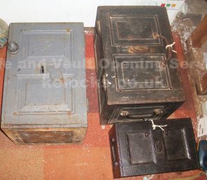 3 iron safes opened by Jason Jones of Key Elements